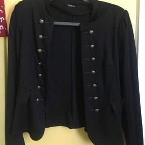 buttoned jacket